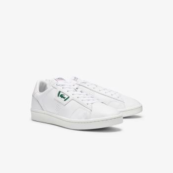 Lacoste Masters Classic Leather Sneakers - Tenisky Pánské Bílé / Šedé | CZ-QBF7eM